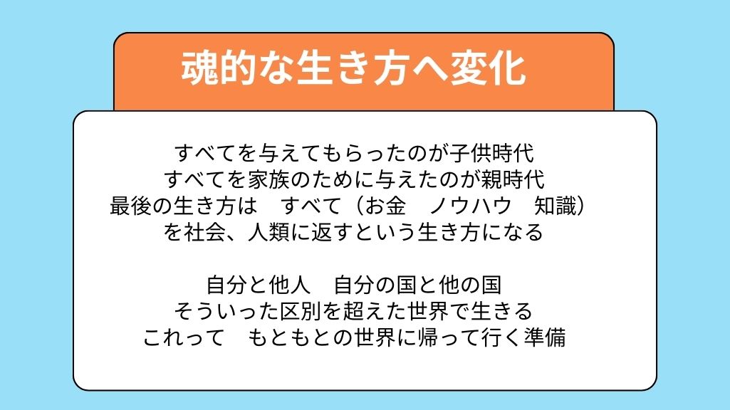 魂的に生きると至福へ