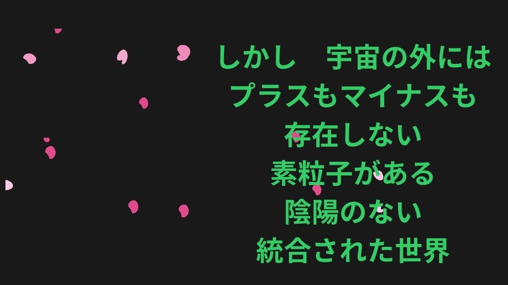 宇宙の外には陰も陽もない世界がある